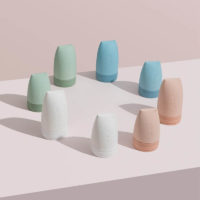 Lot De 3 Flacons De Voyage En Silicone 40 Ml Anti-Fuite Avec Anneau En D - Rechargeables (3 Couleurs)
