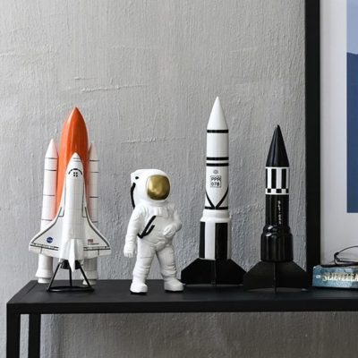 Astronaute et fusées