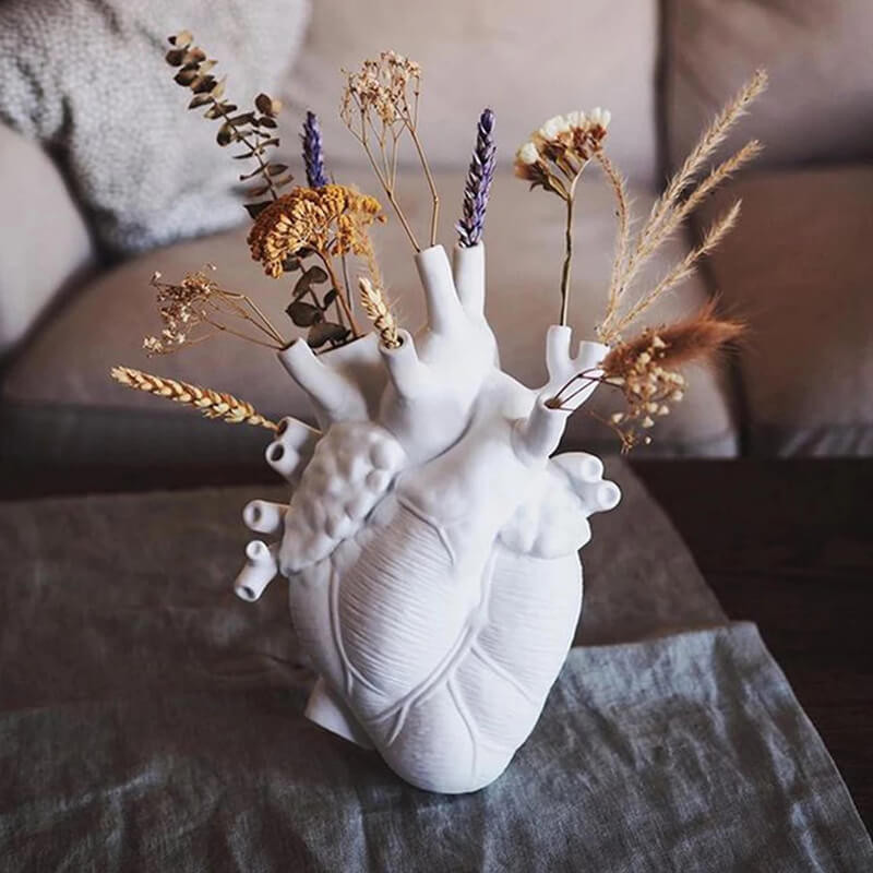 vase en forme de coeur