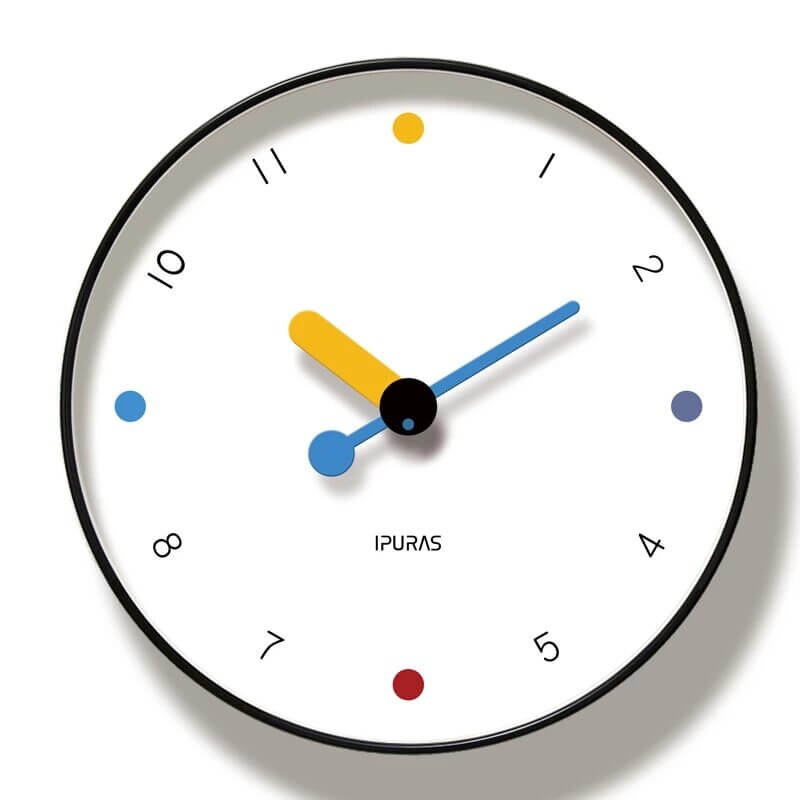 horloge design colorée