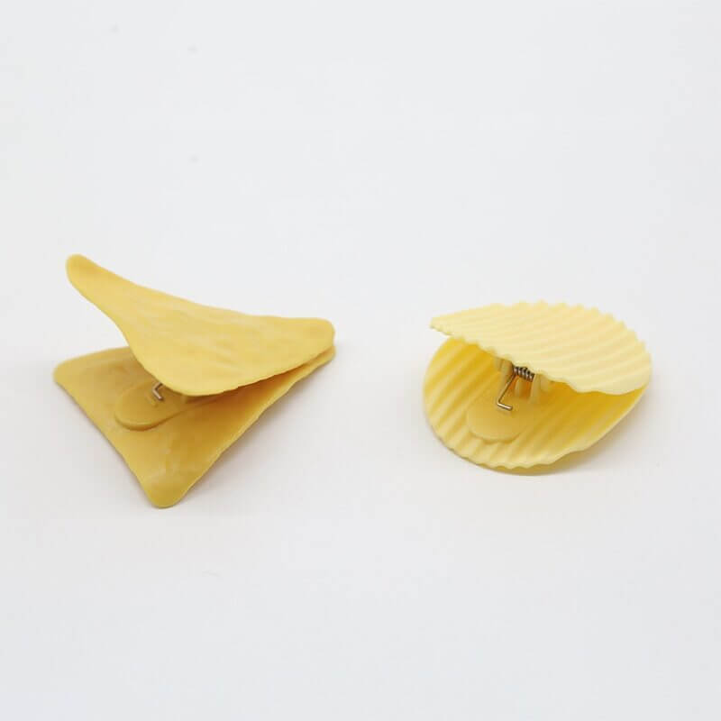 Pince clip design chips - vue de dos