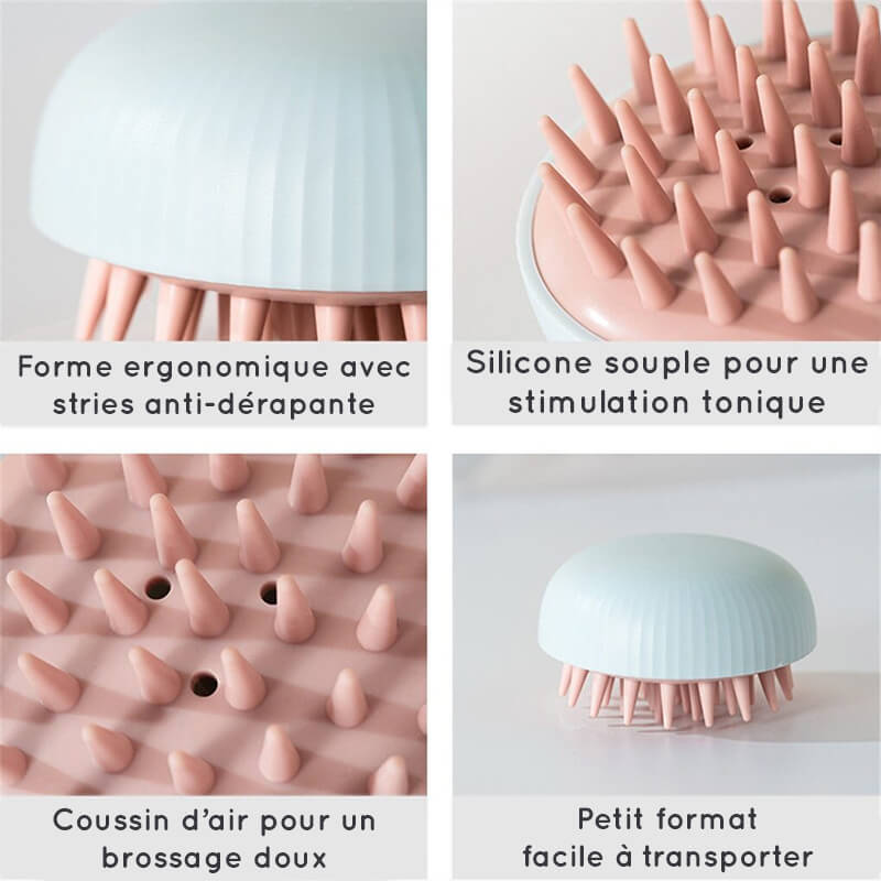 Brosse Massante en Silicone