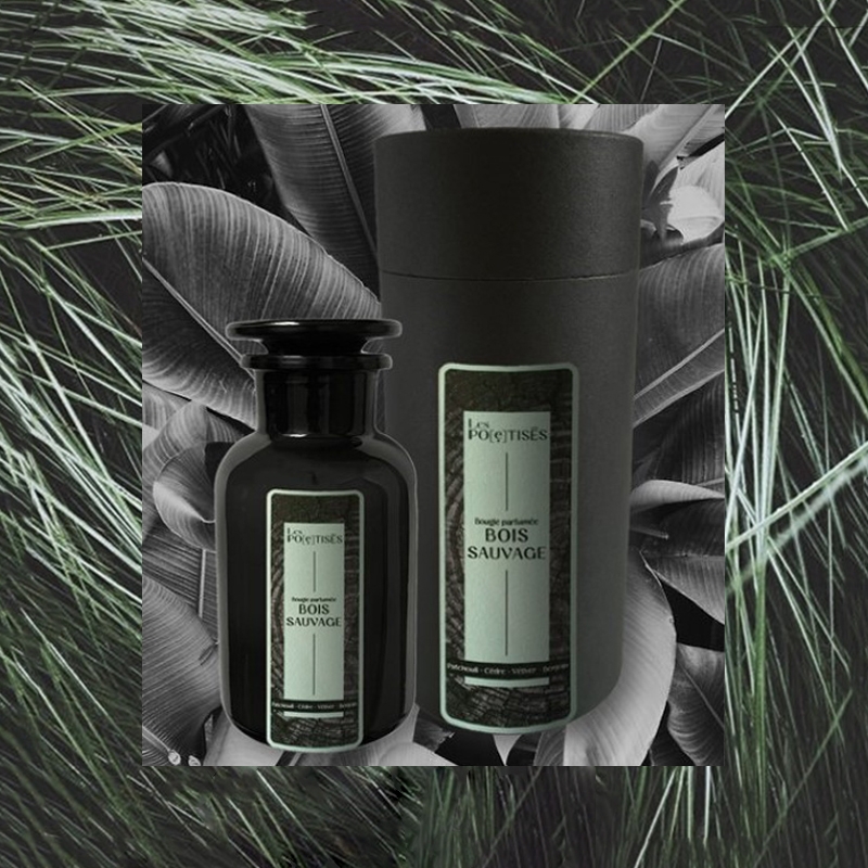 Bougie parfumée naturelle senteur bois sauvage