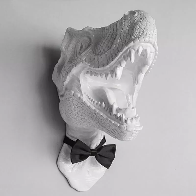 Trophée dinosaure - vue de face