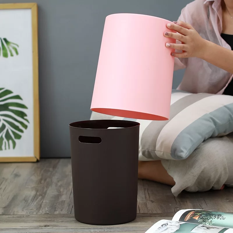 corbeille mat design rose - utilisation