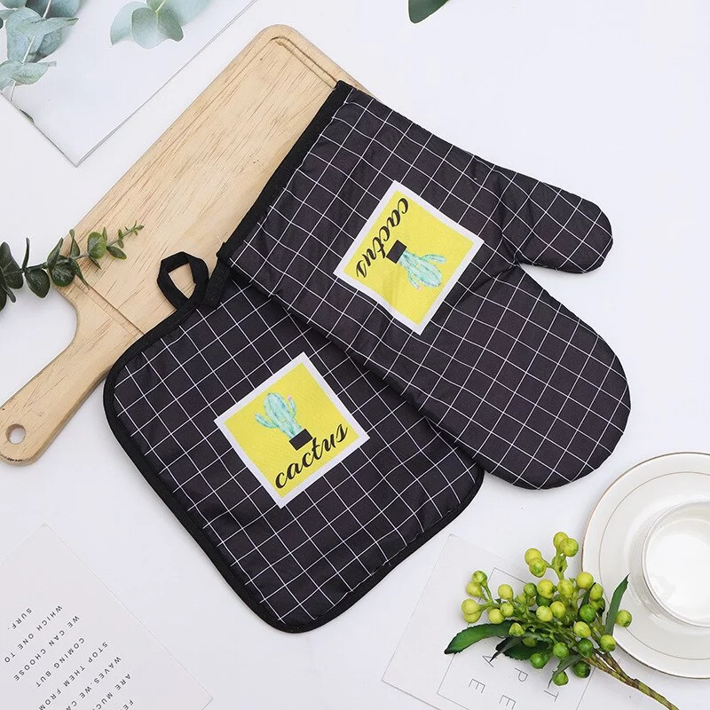 Ensemble gant et manique cactus – Image 2