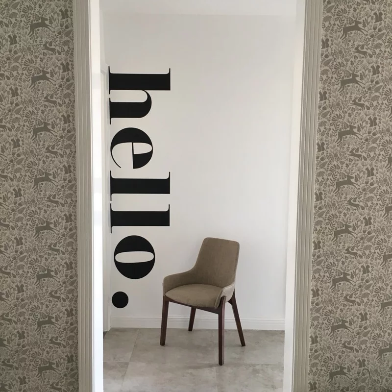 Autocollant mural Hello