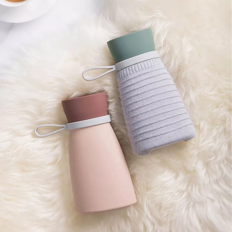 Lot de deux bouillottes bouteille