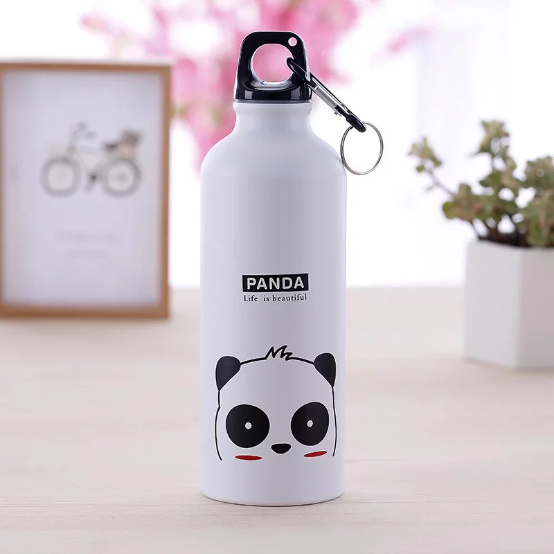 gourde blanche motif panda