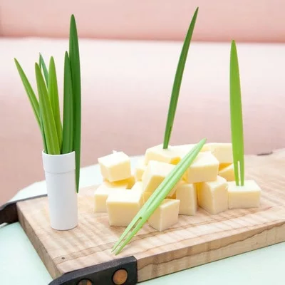 Piques apéritives bambou avec fromage