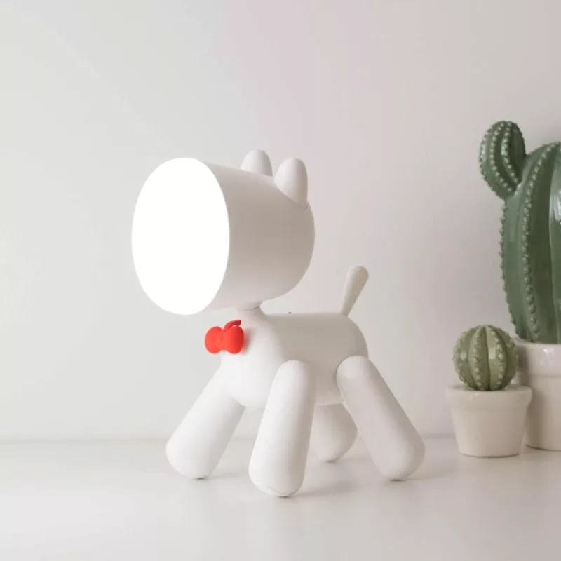 lampe chien design élégant