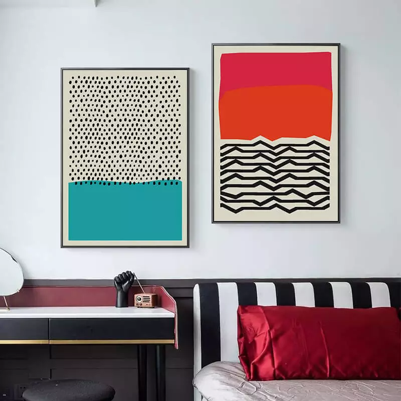 toile abstraite design