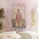 tenture murale tarot dans une chambre