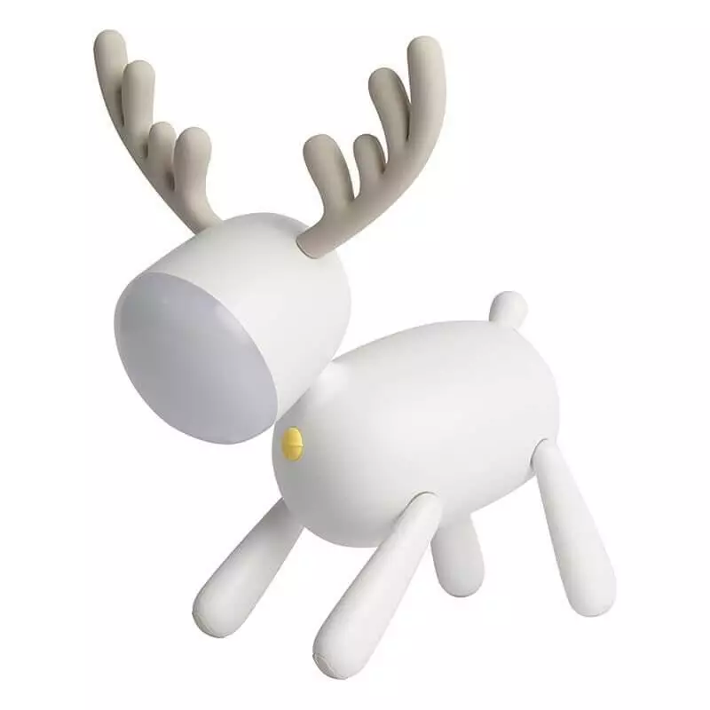 lampe cerf blanc