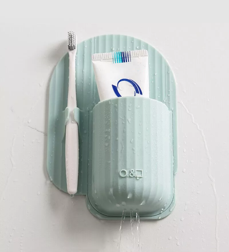 rangement à ventouse avec drain