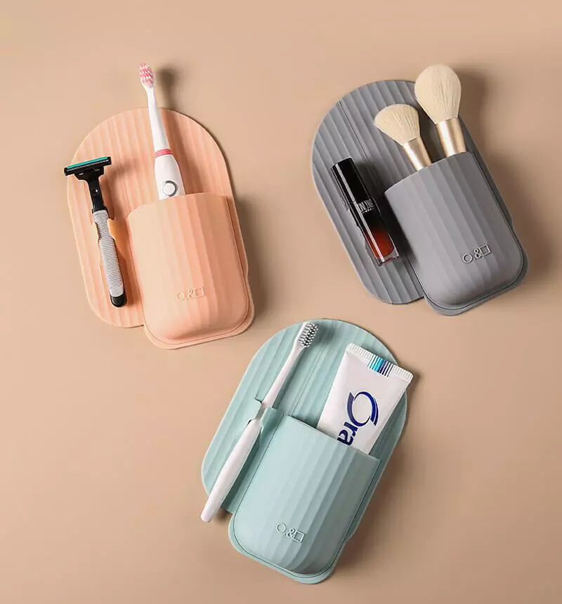 Trois rangements design à ventouse