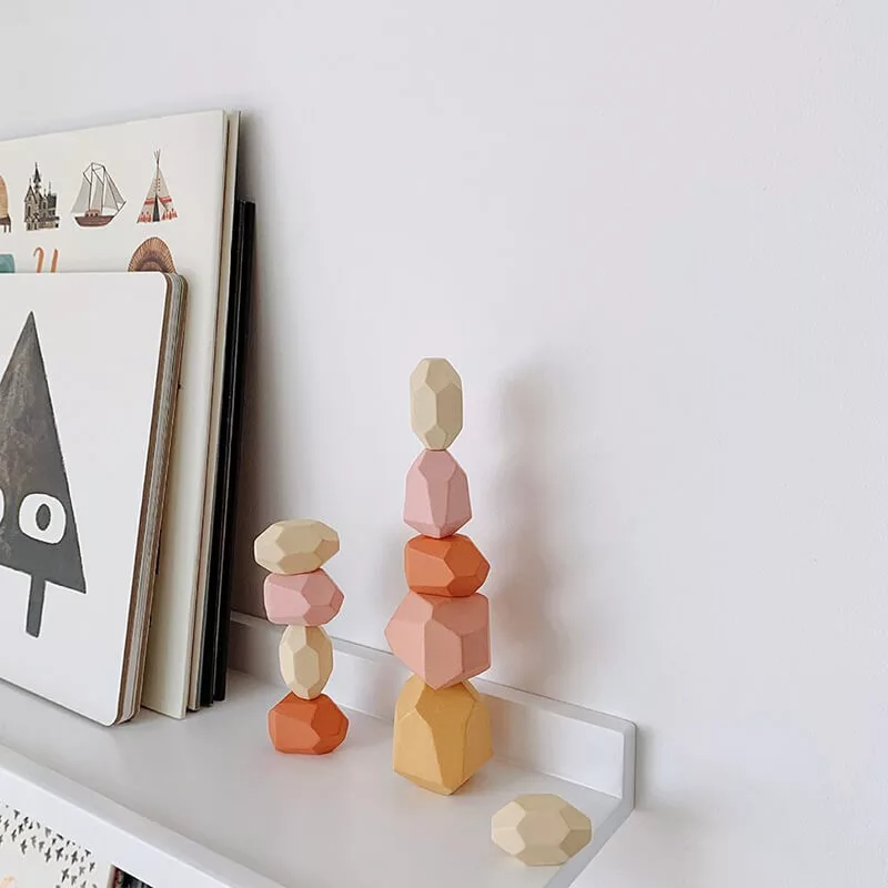 tour en bois design couleurs