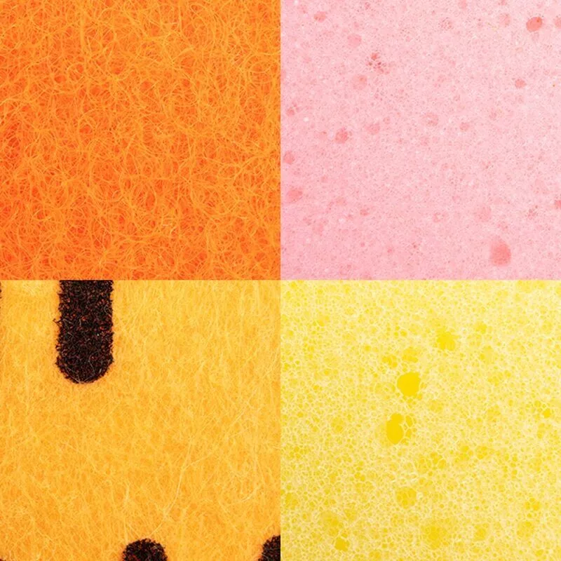 texture de l'éponge chat