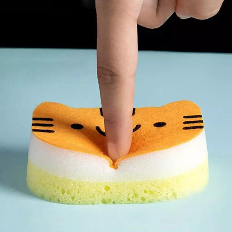 Éponge en forme de chat