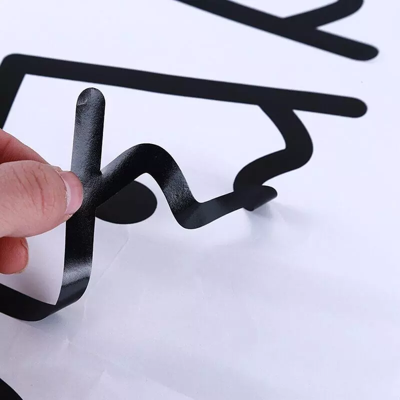 utilisation du sticker mural design buanderie