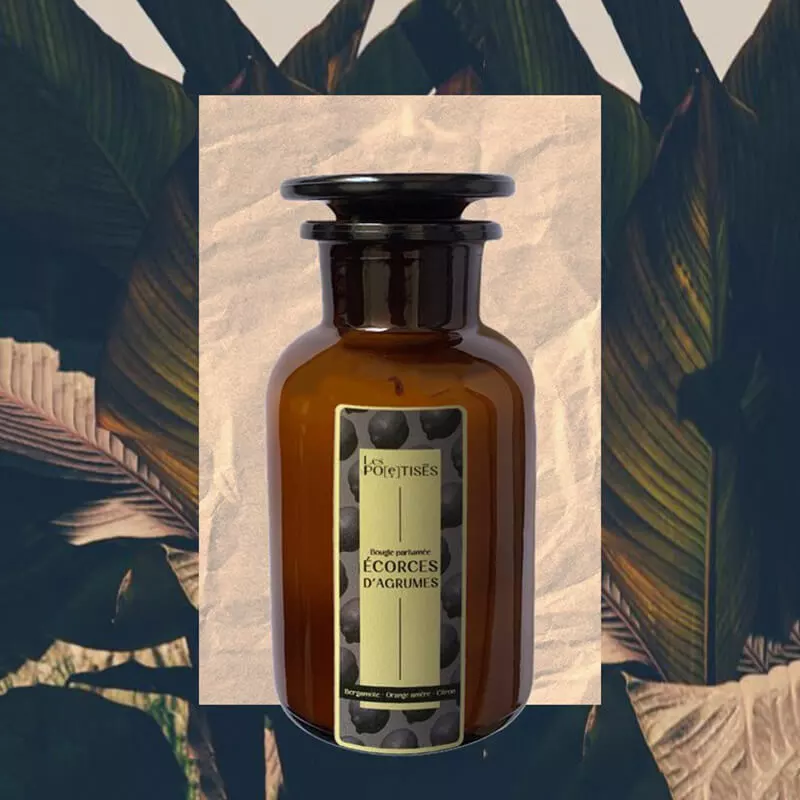 Bougies aux agrumes relaxante et énergisante