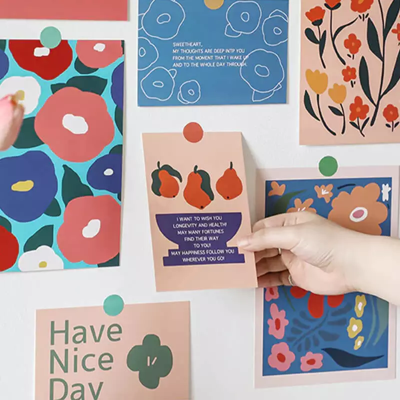 cartes postales originales pour décoration pêle-mêle