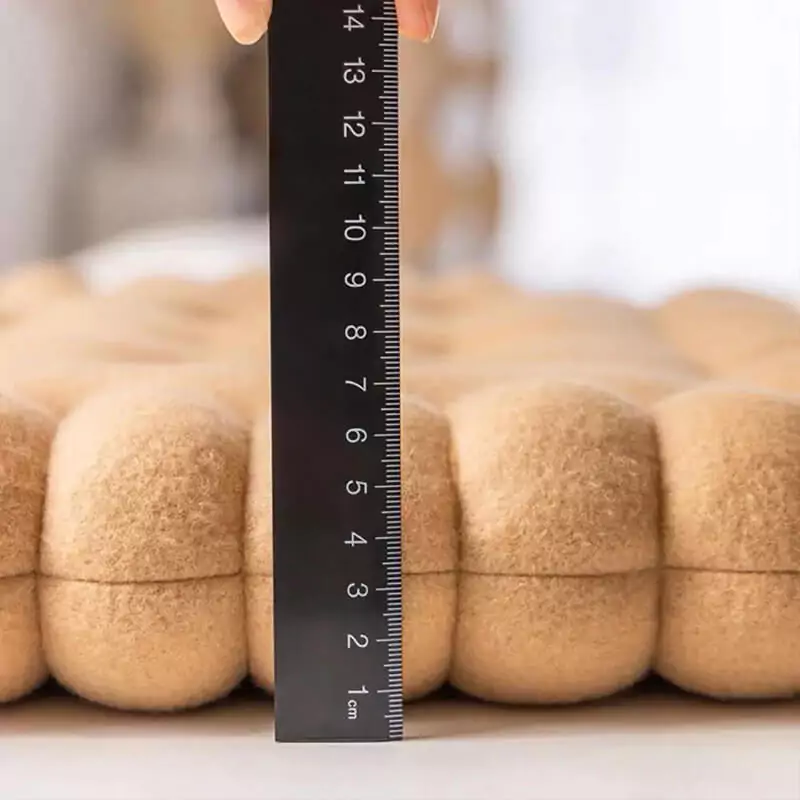 coussin biscuit épais, confortable et moelleux