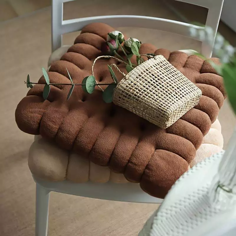 coussin en forme de petit beurre