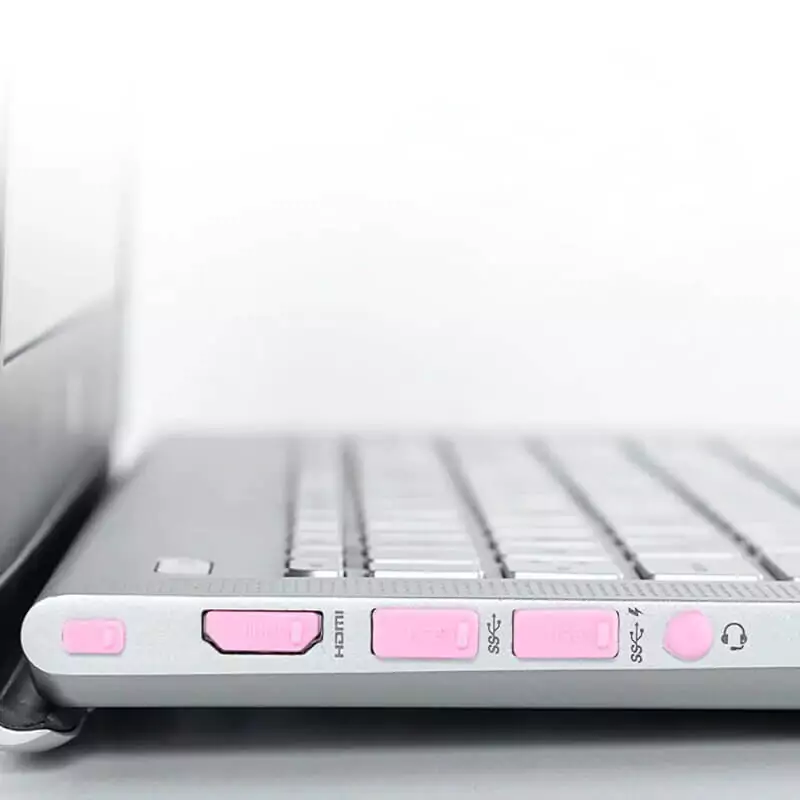 bouchon anti-poussière USB rose